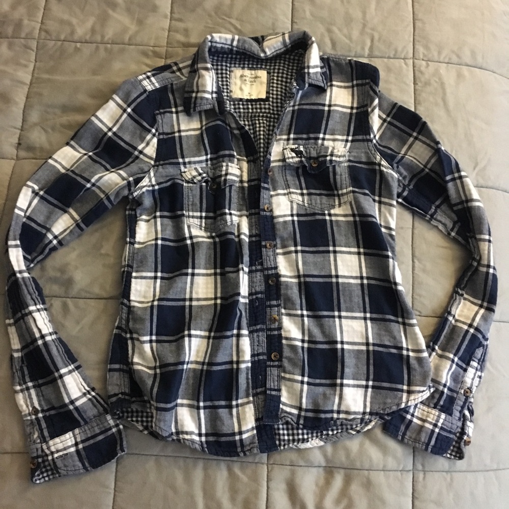 Abercrombie & Fitch plaid button down